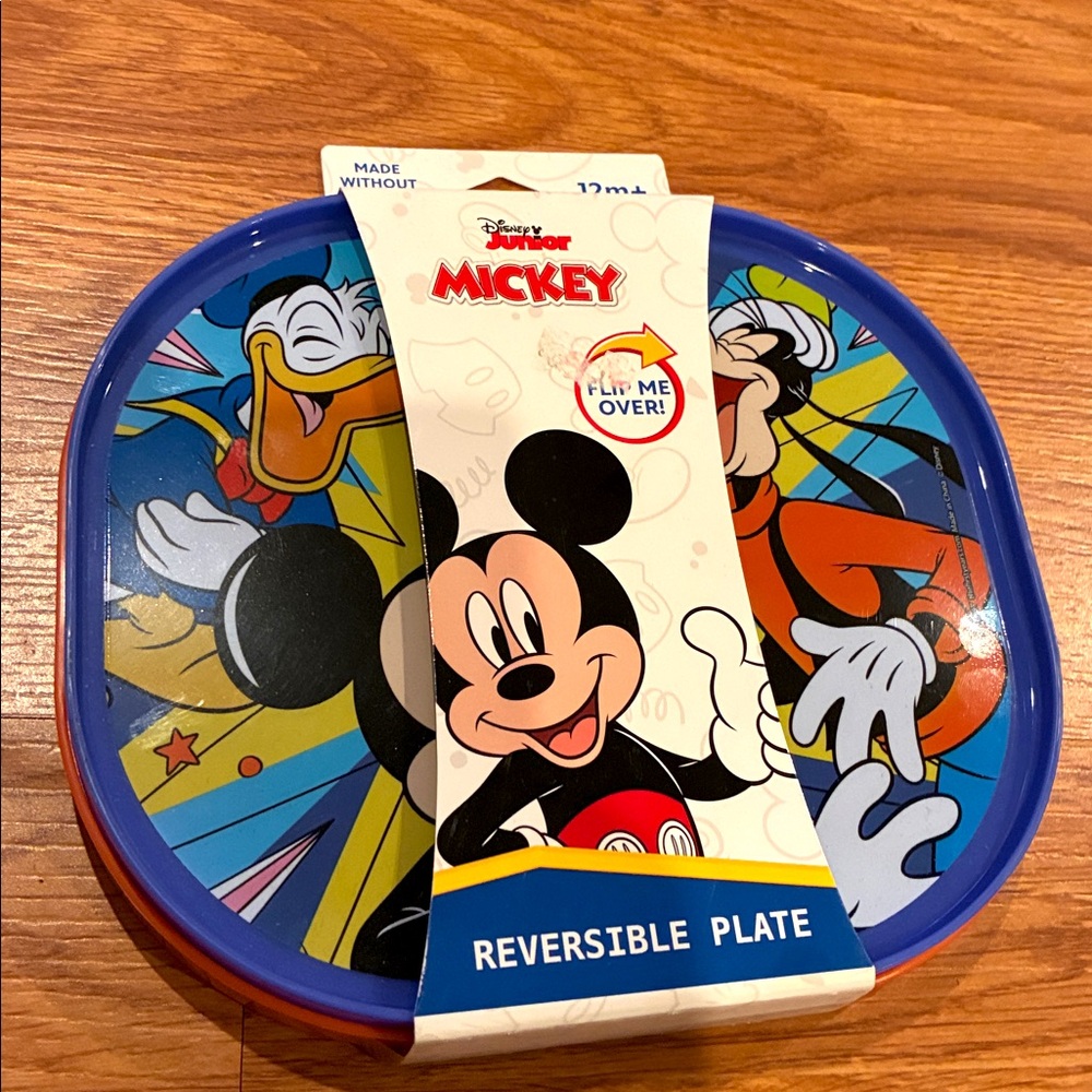 New Disney Junior Mickey Reversible plate